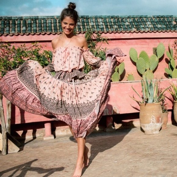 Spell Gypsy Collective LIONHEART Maxi Skirt XS - Picture 3 of 6